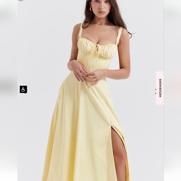 House of CB Carmen Buttercup Bustier Sundress - Picture 8 of 16